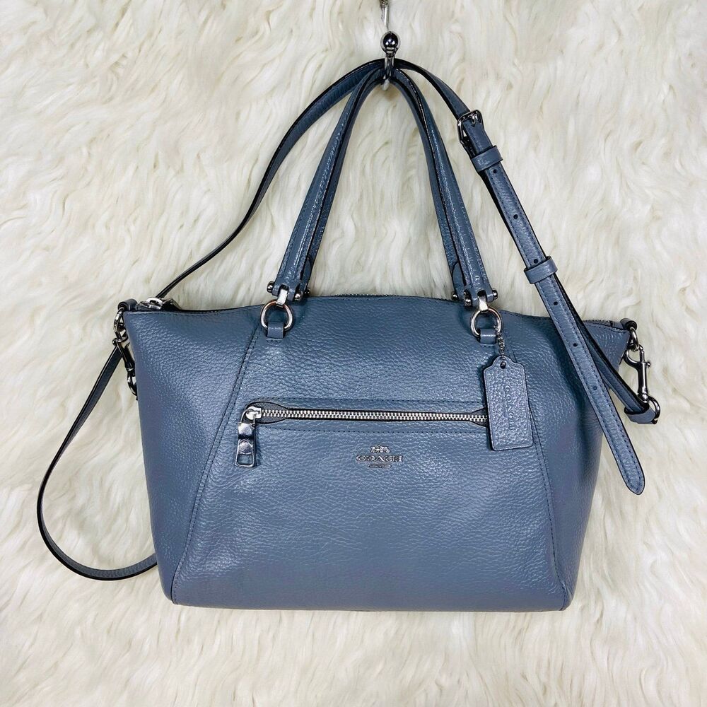 Coach Prairie Satchel Gray Crossbody Bag